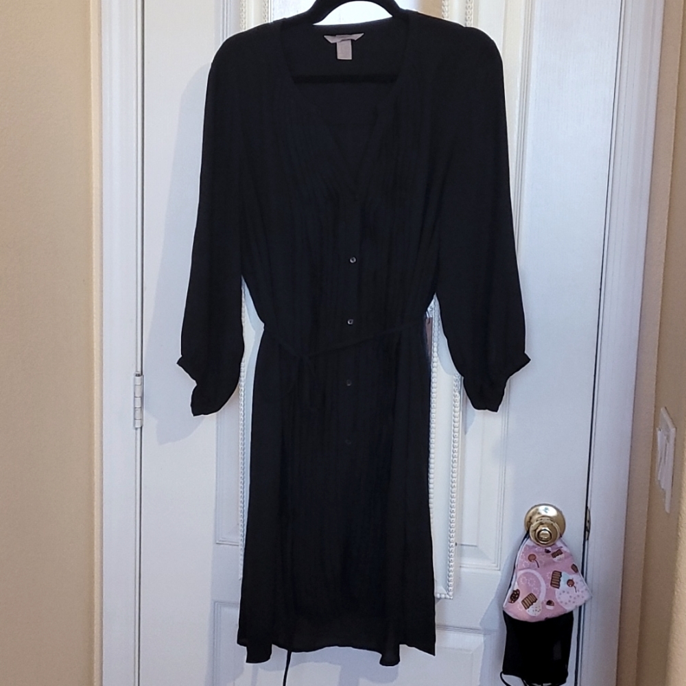 Button-up Shift Dress